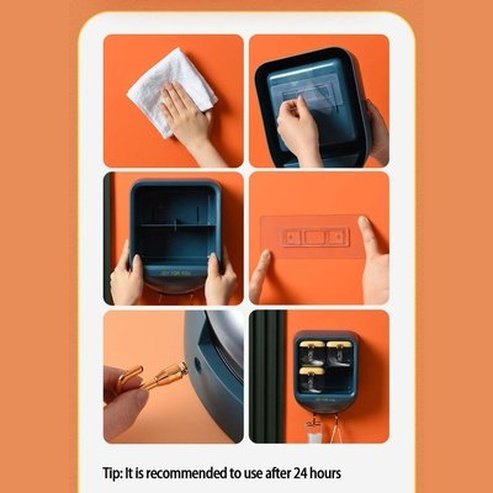 Wall-mounted Seasoning Box Salt Pepper Spice Rack Jar Sugar Bowl For Kitchen Gadget Device Sets Spice Box Organizer. Kitchen Organizers. Type: Spice Organizers.