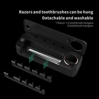 Xiaomi UV Toothbrush Razor Storage Sterilizer Rechargeable Toothbrush Holder LED Display Wall Mount Bathroom Accessories. Type: Toothbrush Holders. Brand: Xiaomi