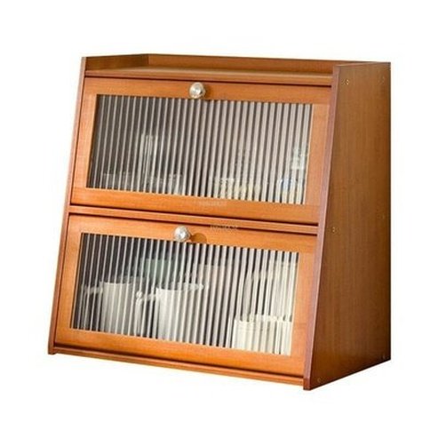 Retro Tableware Rack Wood