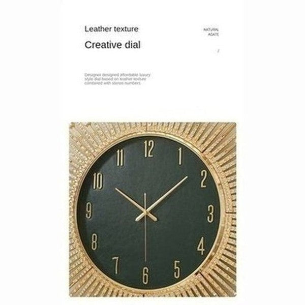 Decor Wall Clock Wall Clocks Gold Decorative Golden Luxury Sun Wall Clock · Dondepiso
