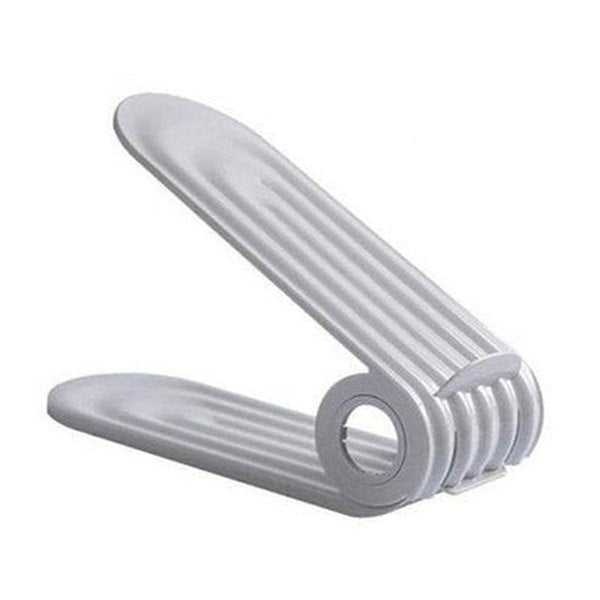 Double Layer Shoe Rack - Space-Saving Adjustable Organizer,