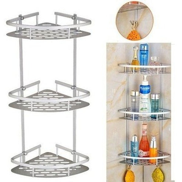 Bathroom Corner Shower Shelf 2/3 Layer Gap Aluminum Bathroom Shelf Accessories Set Pull Out Shelf Bathroom Shelf Organizer. Type: Bathroom Accessory Mounts.