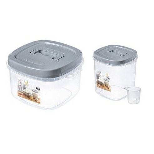 Rice Storage Bin with Measuring Cup. Sealed Flour Storage Tank 1.2L/5KG Food Storage Container Airtight Rice. Food Storage. Product Type: Food Storage Containers.
