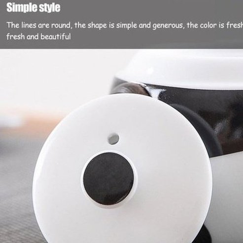 Ceramic Panda Tea Set With 2 Cups And Anti-Fall Cover A Travel Office Portable Chinese Tea Set Mini Carry Bag Teacup With Filter Fine Gift. Type: Coffee & Tea Sets.