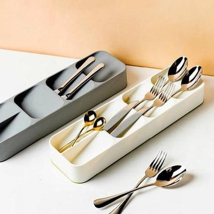 Cutlery Drawer Organizer Tray Holder Knife Spoon Forks Tableware Organizer Spice Bottle Container Knives Block Shelf. Type: Household Drawer Organizer Inserts.