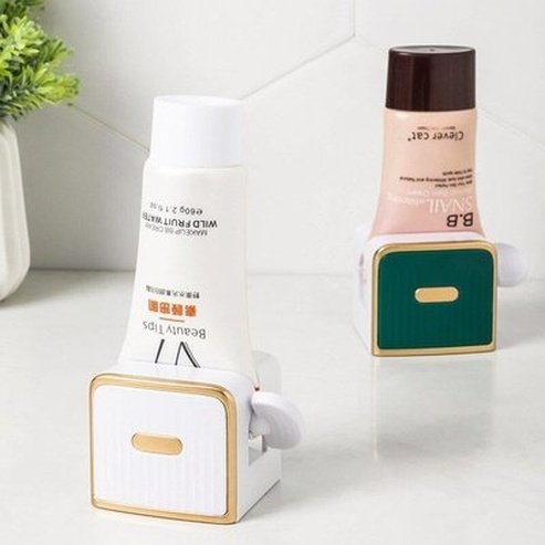 Wall Toothpaste Squeezer Holder Storage Rack Hand Cream Cleanser Lazy Squeeze Toothpaste Holde.r Bathroom Accessories: Toothpaste Squeezers and Dispensers