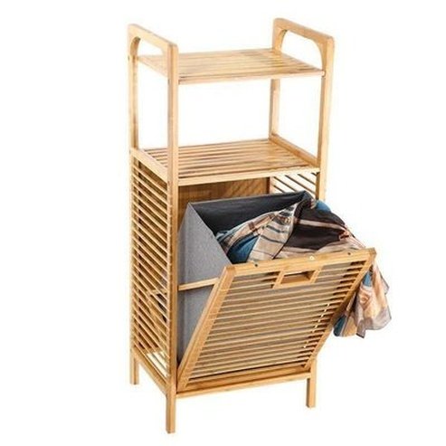 Multifunctional Wooden Laundry Basket Multi-layer Toy Basket Separation Design Dirty Clothes Basket Beautiful Thick Storage Organizers. Type: Laundry Baskets.