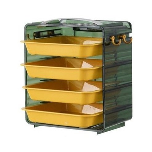 Clear Multi-layer Side Dish Storage Organizer Box