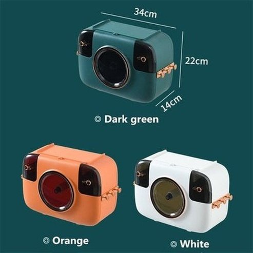 Camera Shape Waterproof Tissue Box Toilet Roll Paper Storage Rack Paper Towel Dispenser Wall Mounted Roll Paper Holder Rack. Type: Toilet Paper Holders.