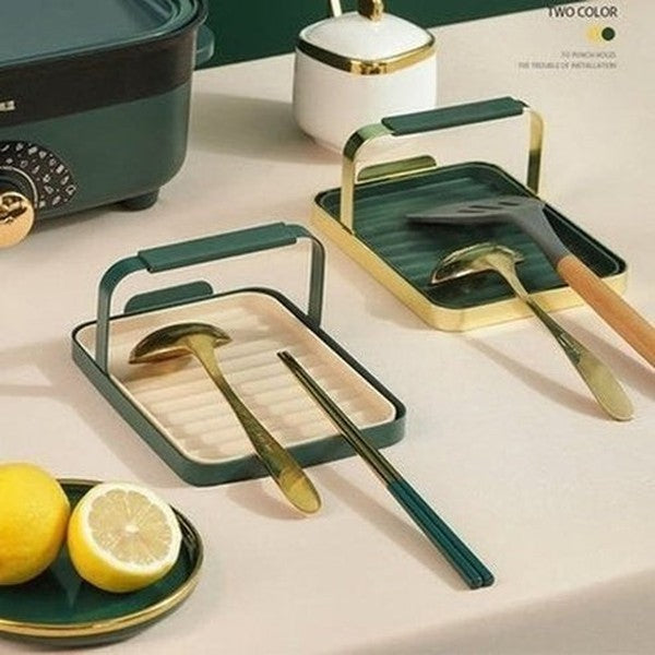 Kitchen Pot Lid Storage Rack Organizer Shelf Luxury Metal Easy Clean Spoons Pad Bracket Pot Cover Holder. Kitchen Organizers: Kitchen Utensil Holders and Racks.