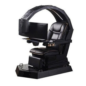 Comfortable High Back Gaming Chair Racing Simulator Scorpion Gaming Cockpit 5 Screens Computer LED Lights Ergonomic Massage. Furniture. Type: Gaming Chairs.
