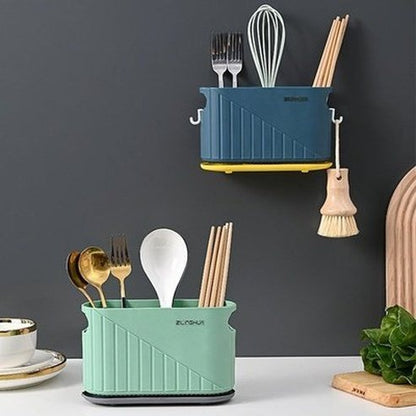 Multifunctional Kitchen Utensil Storage Holder BoxThe Knife Storage Holder Box is a multifunctional storage box that keeps all your knives, forks, and spoons organized. Kitchen Organizers: Knife Blocks & Holders.