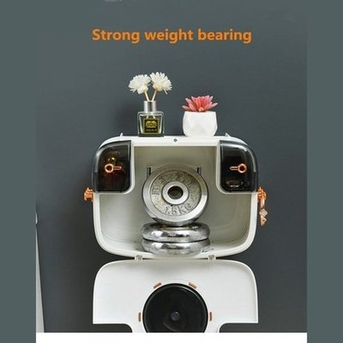 Camera Shape Waterproof Tissue Box Toilet Roll Paper Storage Rack Paper Towel Dispenser Wall Mounted Roll Paper Holder Rack. Type: Toilet Paper Holders.