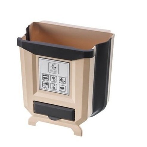 Large Capacity Collapsible Hanging Cabinet Trash Can Plastic Car Trash Can Kitchen Cabinet Garbage Storage. Waste Containment. Type: Trash Cans & Wastebaskets.