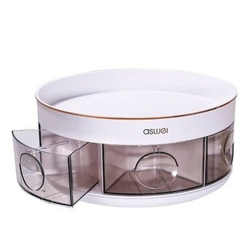 Plastic Round Rotating Spice Organizer Rack Seasoning Storage Rack Rotating Organizer Round Shelf Spice Tray. Kitchen Organizers. Type: Spice Organizers.