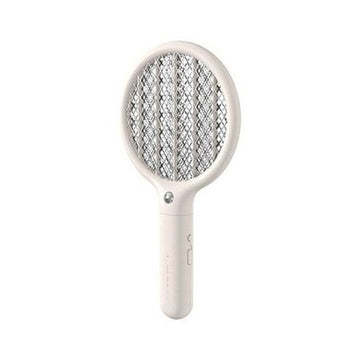 Mini Electric Fly Swatter Racket with Light Handheld Personal Bug Zapper Mosquito Zapper Rechargeable 3 Layer Electric Grid: Type: Mosquito Nets & Insect Screens.