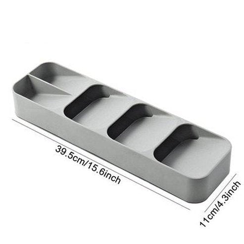 Cutlery Drawer Organizer Tray Holder Knife Spoon Forks Tableware Organizer Spice Bottle Container Knives Block Shelf. Type: Household Drawer Organizer Inserts.