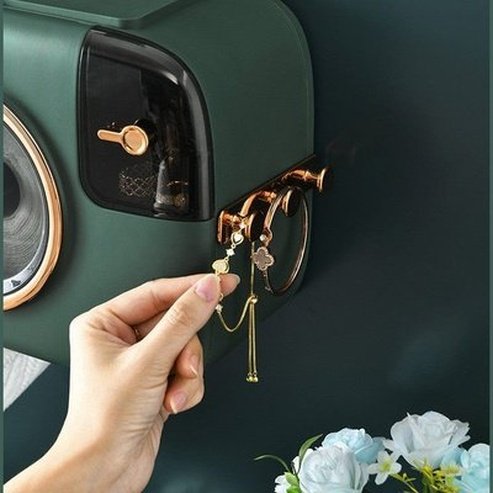 Camera Shape Waterproof Tissue Box Toilet Roll Paper Storage Rack Paper Towel Dispenser Wall Mounted Roll Paper Holder Rack. Type: Toilet Paper Holders.