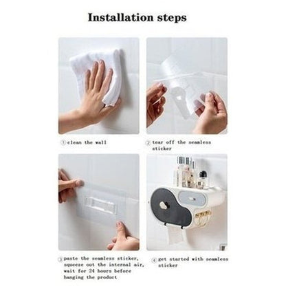 Wall Toilet Paper Holder Box