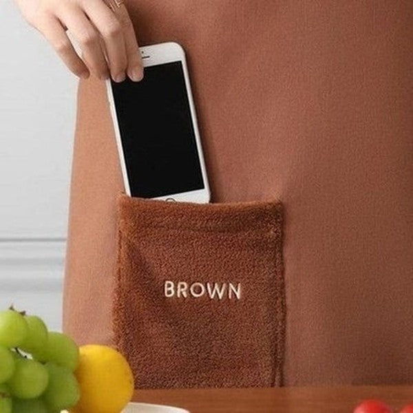 LINE FRIENDS Apron Aprons LINE FRIENDS Brown Sally Cartoon Kitchen Apron - Dondepiso