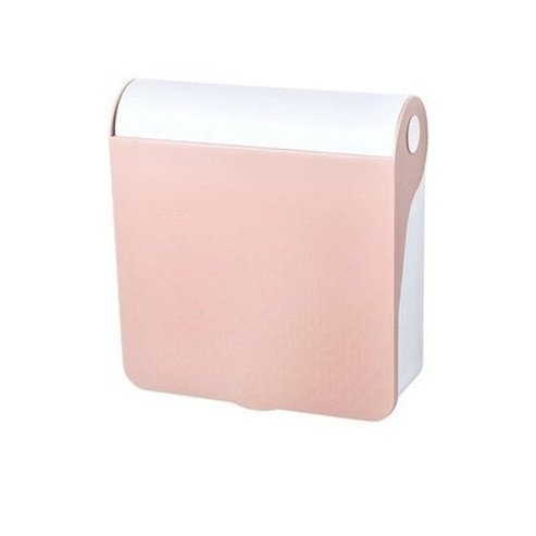 Makeup Storage Box Bathroom Accessory Mounts Pink No Drill Wall Mount Cosmetic Storage Box – Dondepiso