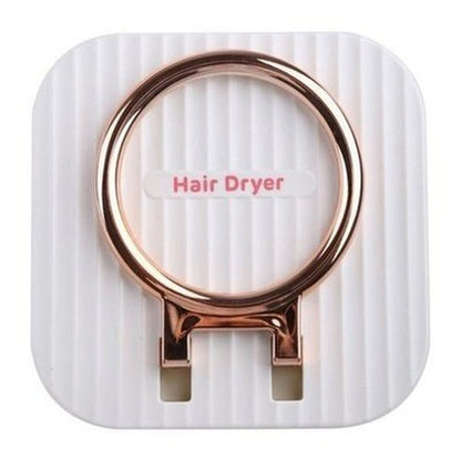Hair Dryer Storage Holder Bathroom Accessory Mounts White Wall-Mounted Hanging Hair Dryer Storage Holder · Dondepiso