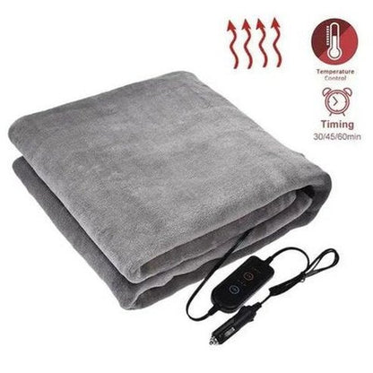 Electric Heating Blanket Blankets Grey Oversized digital screen blanket – Dondepiso