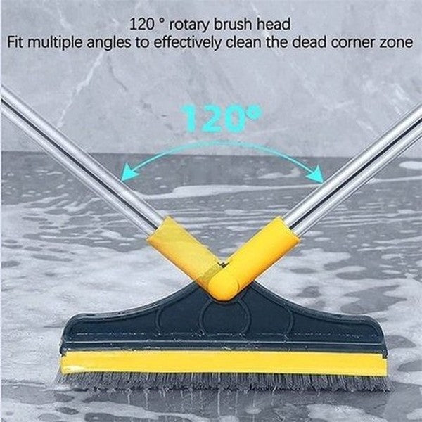 Rotating Cleaning Scrub Brush Brooms Rotating long handle cleaning brush – Dondepiso