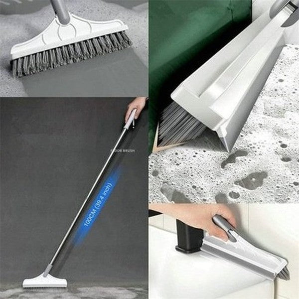 Rotating Cleaning Scrub Brush Brooms Rotating long handle cleaning brush – Dondepiso