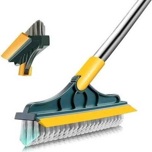 Rotating Cleaning Scrub Brush Brooms Rotating long handle cleaning brush – Dondepiso