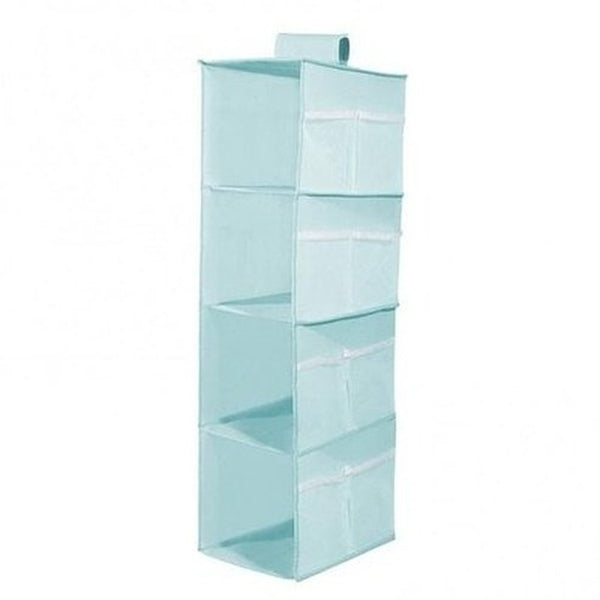 Closet Hanging Shelves Closet Organizers & Garment Racks Blue Hanging Shelves Closet Organizer Cloth Coat Rack · Dondepiso