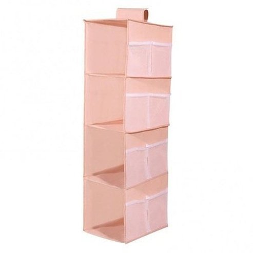 Closet Hanging Shelves Closet Organizers & Garment Racks Pink Hanging Shelves Closet Organizer Cloth Coat Rack · Dondepiso