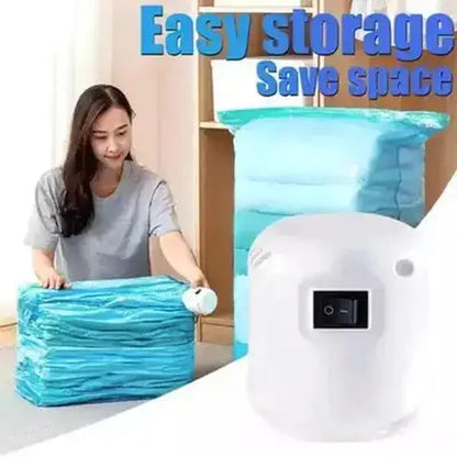 Clothes Vacuum Bag Pump Clothing & Closet Storage Electric Vacuum Bag Pump for Clothing Storage · Dondepiso