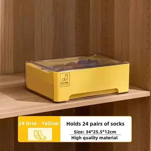Underwear Storage Box Clothing & Closet Storage Sturdy Underwear Storage Box with Lid – Dondepiso
