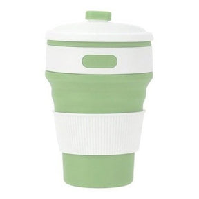Collapsible Coffee Cups Coffee & Tea Cups Green Silicone Food Grade Collapsible Coffee Cups – Dondepiso