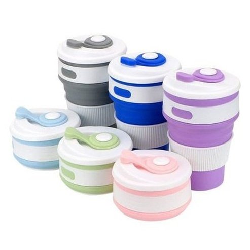 Collapsible Coffee Cups Coffee & Tea Cups Silicone Food Grade Collapsible Coffee Cups – Dondepiso