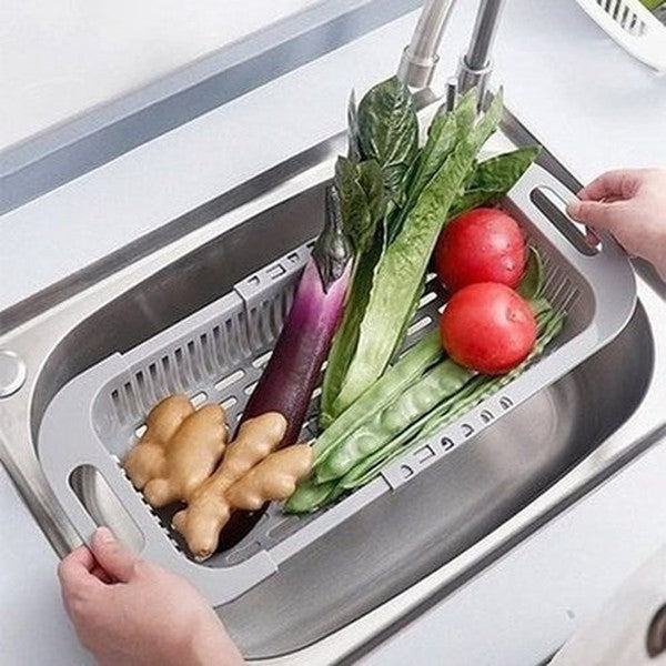 Food Strainer Drainer Colanders & Strainers Retractable Food Strainer Drainer Basket · Dondepiso