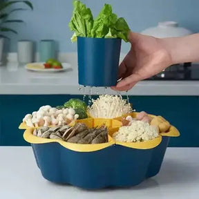 Kitchen Drain Basket Colanders & Strainers Rotating Vegetable Kitchen Drain Basket – Dondepiso