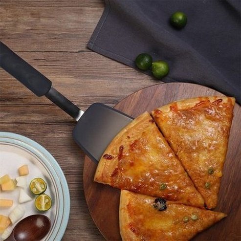 Set Frying Spatulas Cookware Sets Black 4 Pieces Set Fry Spatulas Strainer Hand · Dondepiso