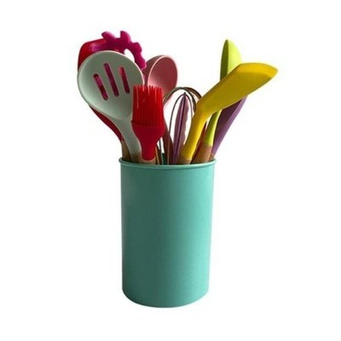 Silicone Cooking Tools Set Cookware Sets Colorful Silicone Cookware Set With Storage Box · Dondepiso