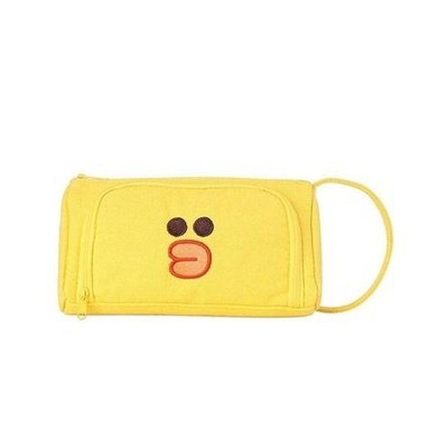 LINE FRIENDS Makeup Bag Cosmetic & Toiletry Bags sally LINE FRIENDS Brown Sally Makeup Storage Bag – Dondepiso