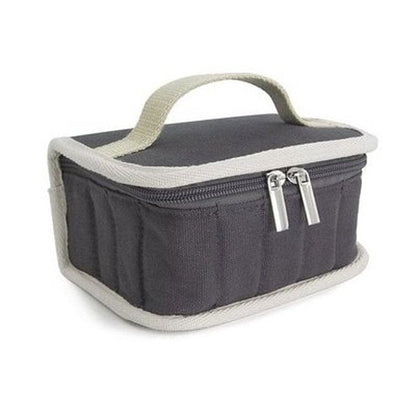 Portable Cosmetics Storage Bag Cosmetic & Toiletry Bags Grey Portable Cosmetics Toiletry Storage Bag - Dondepiso