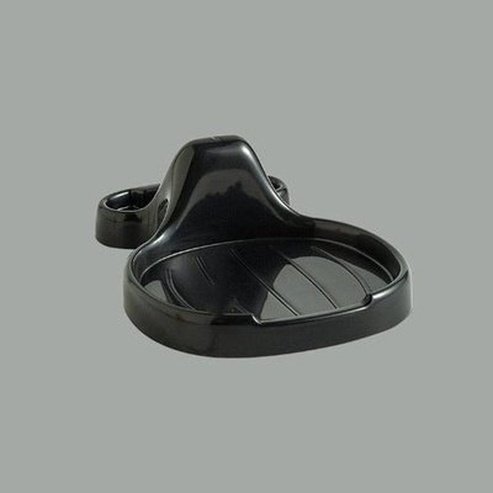 Pot Cover Holder black Countertop Pot Cover Holder with Water Tray - Dondepiso
