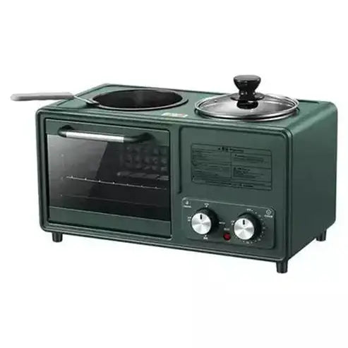 Countertop Breakfast Station Countertop & Toaster Ovens dark green / CN Multifunctional Countertop Breakfast Station – Dondepiso