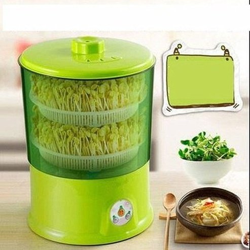 Bean Sprouts Machine Cultivating Tools Green Easy & Quick 3 Layers Bean Sprout Germination Machine · Dondepiso
