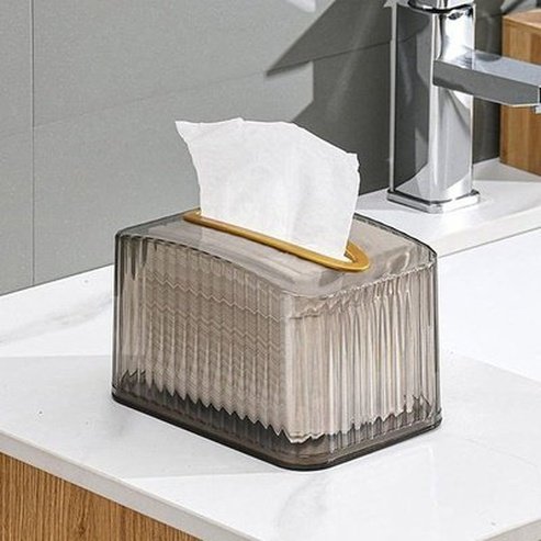 Desktop Pull-out Tissue Box Facial Tissue Holders Decorative Removable Desktop Pull-out Tissue Box · Dondepiso