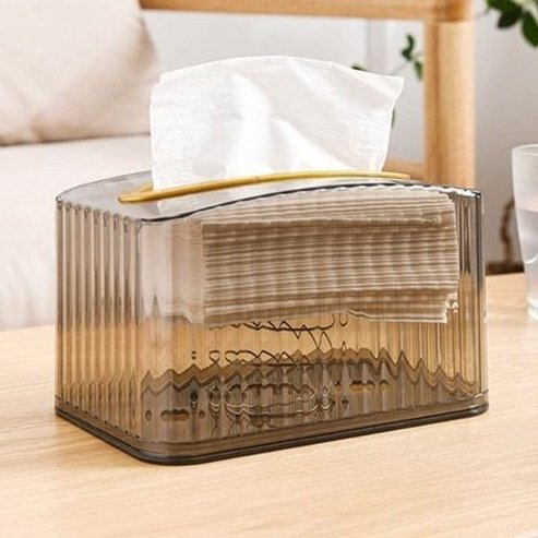Desktop Pull-out Tissue Box Facial Tissue Holders Decorative Removable Desktop Pull-out Tissue Box · Dondepiso