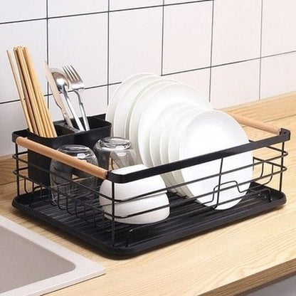 Durable Dish Drain Board Dish Racks & Drain Boards Black Durable single-layer kitchen sink dish drain board – Dondepiso