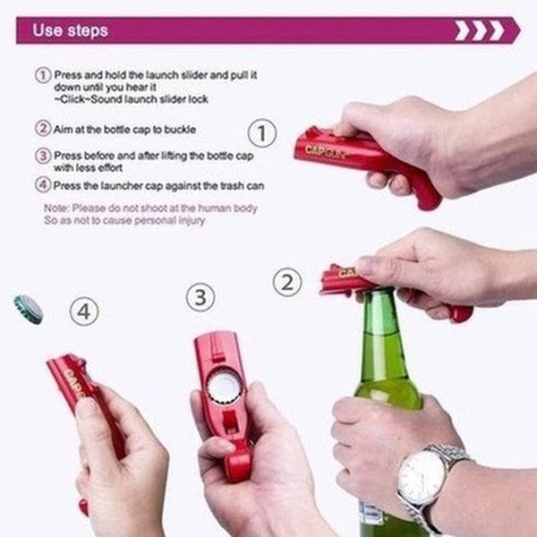 Gun Beer Bottle Opener Bottle Openers Portable Gun Beer Bottle Opener · Dondepiso