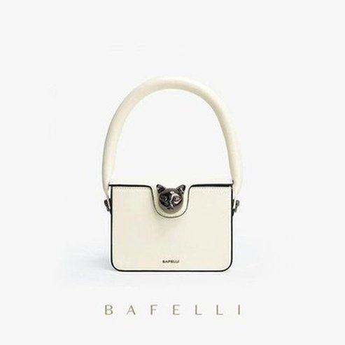 BAFELLI DJ BAG CAT Handbags Cream BAFELLI DJ BAG CAT · Women Leather Handbag · Dondepiso